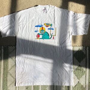 Vintage White Graphic T-Shirt